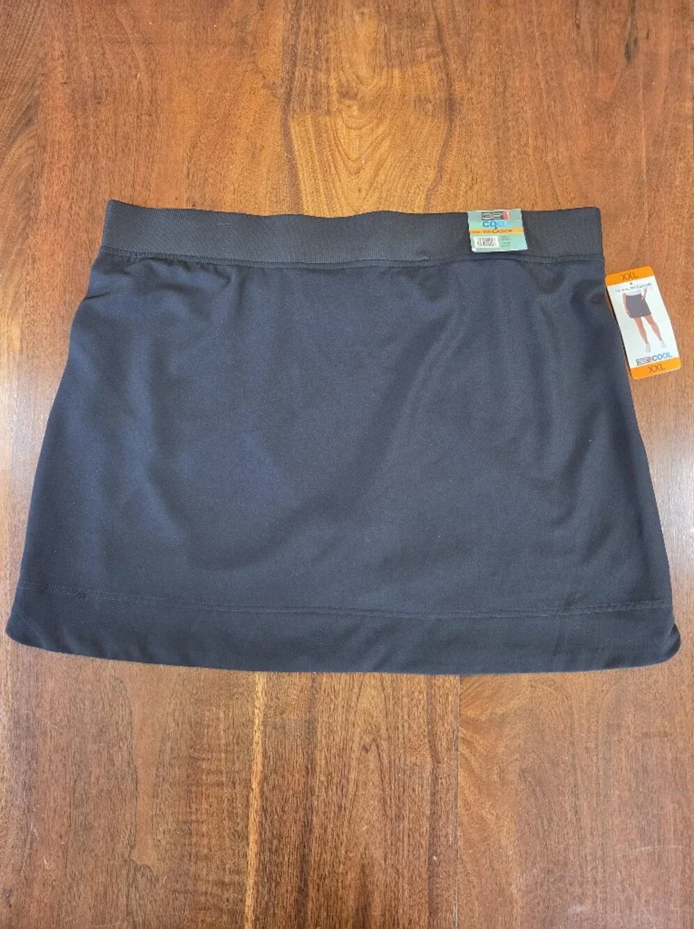 NWT 32 Degrees Cool Black Skort Active Athletic Golf Tennis Skirt Pockets XXL